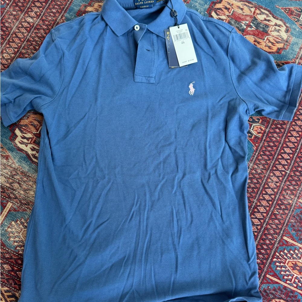 Ralph Lauren Classic Blue Polo Shirt
